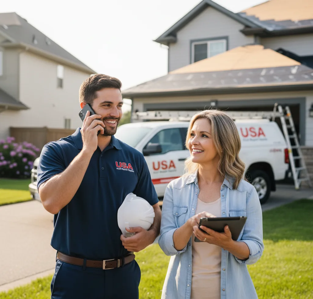 USA Roof Repair Experts customer support in West Berlin